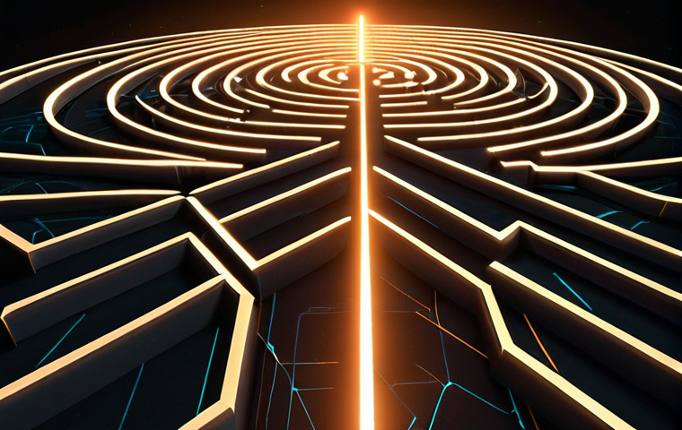 **Prompt 1:** A person stands at a labyrinthine crossroads, their initial career path appearing as a single, narrow, restrictive line. As a glowing, translucent concept map overlay expands around them, connecting their skills, aspirations, and opportunities into a vast, organic, multi-dimensional network, the narrow path transforms into an expansive, illuminated web of possibilities. Subtle futuristic elements and glowing lines subtly integrate AI, signifying adaptability. The scene evokes a powerful sense of clarity, liberation from linear thinking, and infinite potential. Cinematic, highly detailed, vibrant, with dynamic lighting.