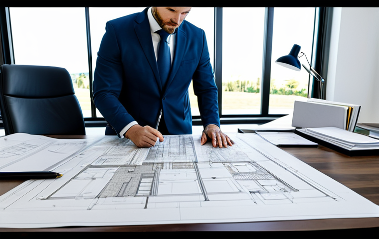 **

"A professional architect in a modern, well-lit office, reviewing blueprints, fully clothed, appropriate attire, safe for work, perfect anatomy, correct proportions, professional, detailed architectural drawings in the background, family-friendly, high quality."

**