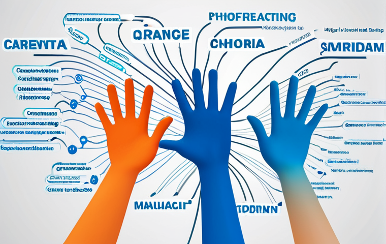 개념 맵의 비주얼 요소 최적화 방법 - Color-Coded Information**

"A clean and modern concept map illustrating marketing strategies, safe f...