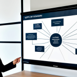 개념 맵을 활용한 인재 양성 기법 - New Employee Onboarding**

A diverse team working on a collaborative concept map on a large digital ...